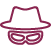 icon - hat with mask signifying theft